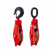 Kraanblok met enkele schijf